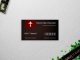 Шаблон визитной карточки: ритуальные услуги