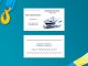Шаблон визитной карточки: катера и лодки